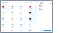 Improved workflow for adding apps to app lists